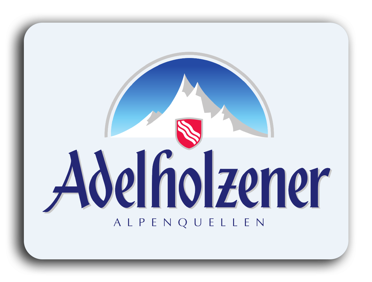 Kundenreferenz Logo für mobile Adelholzener Alpenquellen