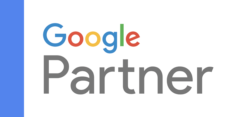 Logo Google Partner auf der Landingpage von twentyfourtalents – Employer Branding in Rosenheim