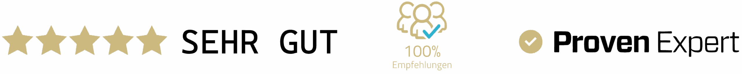 Logos Proven Expert Trust Pilot Google Bewertung auf der Landingpage von twentyfourtalents – Employer Branding in Rosenheim