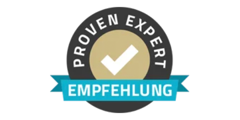 Logo Proven Expert auf der Landingpage von twentyfourtalents – Employer Branding in Rosenheim